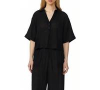Strukturierte Bluse aus Viskosemix 32 schwarz 2166862.9999.32