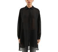 Transparente Longbluse 38 schwarz 2169826.9999.38