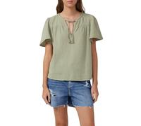 QS Musselin-Bluse mit Bindeband salbeigrün 44