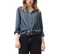 qs - Bluse grau - Gr. - 34