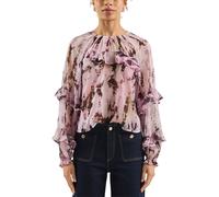 Chiffonbluse mit Rüschen 34 pink|mehrfarbig 2174139.46A0.34