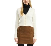 Verkürzte Strickjacke mit Rippstruktur L creme 2170528.0200.L