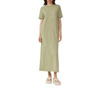 QS Langes Jerseykleid aus Baumwolle salbeigrün XL