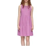 Midikleid aus Leinenmix 40 lila