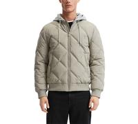 Wattierte Bomberjacke mit abnehmbarer Jerseykapuze XL braun 2169056.8435.XL