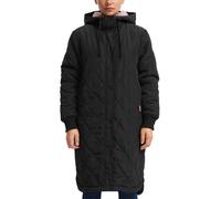 Locker geschnittener Steppmantel mit Teddyfutter XXL schwarz 2168446.9999.XXL