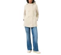 s.Oliver Kapuzenfleecejacke QS – Fleece, 100% Polyester, tailliert, Damen XS, sanftes Weiß