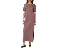 QS Langes Jerseykleid aus Baumwolle Altrosa S