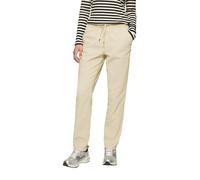 Jogginghose QS, Damen, Gr. 36, N-Gr, beige, Cord, Obermaterial: 100% Baumwolle, unifarben, casual, relaxed fit knöchellang, Hosen, mit Taschen (58889205-36) beige