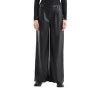Wide-Leg-Hose in Leder-Optik 40/30 schwarz 2174430.9999.40_30