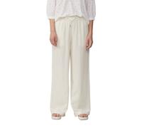 QS Damen 2162961 Leinen Hose, lang, 0200, 34W x 30L