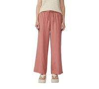 Q/S designed by - Leinenmixhose mit Gummizug orange - Gr. - 36/32