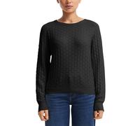 s.Oliver Strickpullover QS, strukturiert, schwarz, Damen Größe M