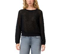 Pullover mit Ajourmuster XXL schwarz 2178463.9999.XXL