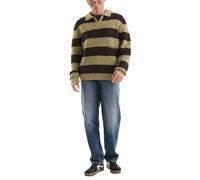 Pullover mit Blockstreifen XXL olive|braun 2173119.77G0.XXL
