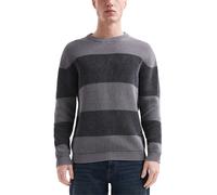 Q/S designed by - Strickpullover mit Streifen grau - Gr. - XXL