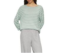 QS Leichter Strickpullover aus Viskosemix salbeigrün L