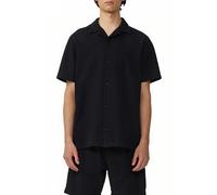 Resort Fit: Hemd aus Seersucker M schwarz 2169689.9999.M