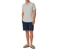 Gewaschene Shorts aus Strukturjersey L blau 2172400.5884.L