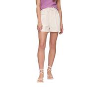QS Loose Fit Shorts mit elastischem Bund in Weiss, Größe 44