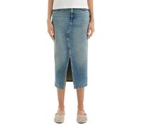 QS Denim Midi-Rock blau 34