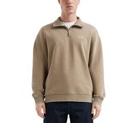 Gewaschener Sweat-Troyer mit Brustprint S braun 2171856.8482.S