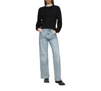 Viskosemix-Sweatshirt mit Puffärmeln M schwarz 2165509.9999.M