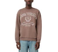 Gewaschenes Sweatshirt mit Print S braun 2178344.86D0.S