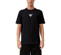 s.Oliver -qs T-shirts Black Größe: S | Bedruckte T-Shirts Outlet | Herren | Schwarz