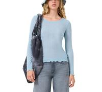 Leicht transparentes Rippshirt XL blau 2178480.5104.XL