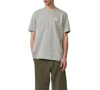 QS Rundhals T-Shirt in Schwerer Jerseyware mit Frontprint