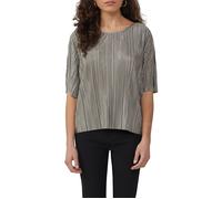 Shirt mit Plisseefalten M grau 2165347.9117.M