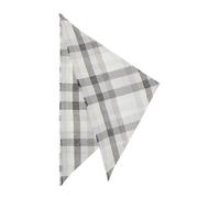 Quadratischer Schal mit Karomuster 1 grau