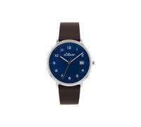 s.Oliver Quarzuhr Damen braun, 19