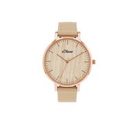 s.Oliver Quarzuhr Damen roségold, 18