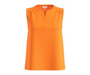s.Oliver Red Label - Ärmelloses Shirt mit Tunika-Ausschnitt orange - Gr. - 46
