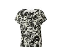 T-Shirt aus Viskosestretch im Relaxed Fit 34 schwarz|creme 2167293.99A0.34