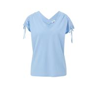 s.Oliver Red Label - Ärmelloses T-Shirt mit Bindedetails blau - Gr. - 38