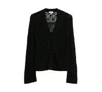 s.Oliver Red Label - Ajour-Strickjacke schwarz - Gr. - 36