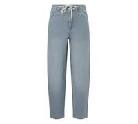 s.Oliver Red Label - Ankle Jeans: Regular Fit High Rise blau/weiß - Gr. - 34