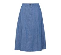 s.Oliver Red Label - Ausgestellter Midirock in A-Linie blau - Gr. - 36