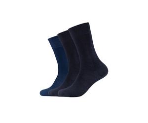 s.Oliver Red Label - Basic Socken im 3er-Pack mit elastischem Bund blau - Gr. - 39-42
