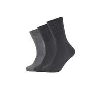 s.Oliver Red Label - Basic Socken im 3er-Pack mit elastischem Bund grau - Gr. - 43-46