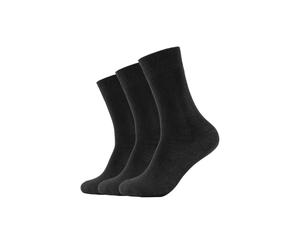 s.Oliver Red Label - Basic Socken im 3er-Pack mit elastischem Bund schwarz - Gr. - 46