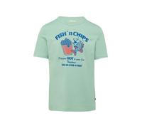 s.Oliver Red Label - Baumwollshirt mit Frontprint grün - Gr. - S