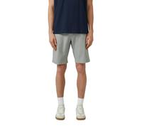 Bermudas S.OLIVER "PHOENIX", Damen, Gr. 38, N-Gr, grau, Web, Obermaterial: 98% Baumwolle, 2% Elasthan, gerade kniefrei, Hosen Bermudas, Kontrastkordel, Regular Fit (41643519-38) grau