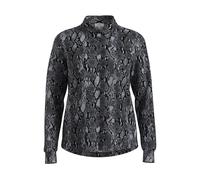 s.Oliver Red Label - Bluse mit Schlangenmuster grau - Gr. - 38