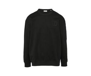 s.Oliver Red Label - Bouclé-Sweatshirt im Relaxed Fit schwarz - Gr. - S