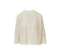 s.Oliver Red Label - Cardigan aus Ajourjersey beige - Gr. - 34