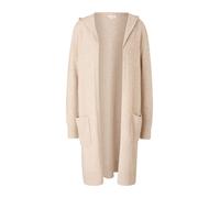 Long-Cardigan mit Kapuze 36 Beige